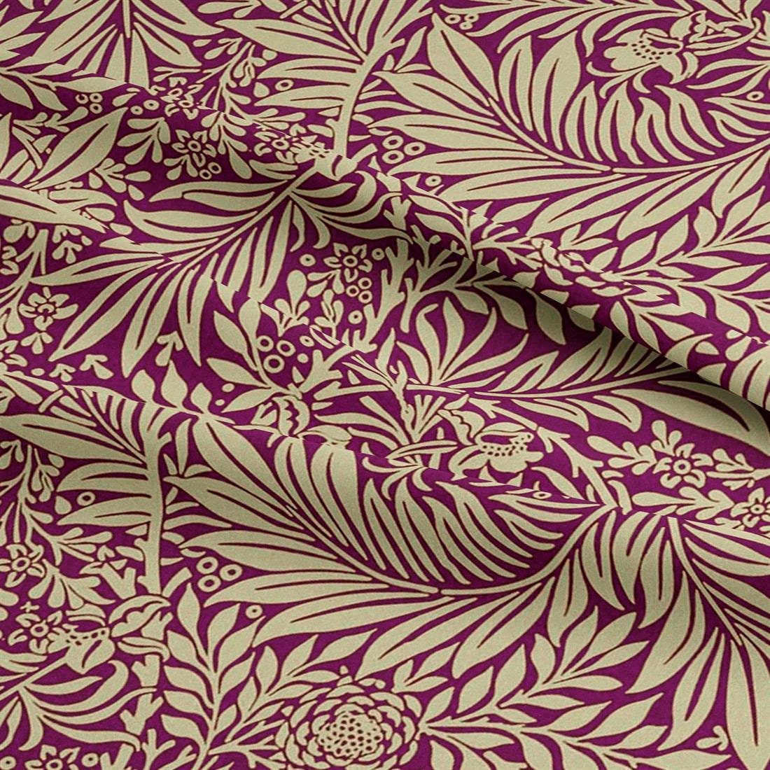 William Morris Larkspur Damson Purple Tablecloth , Rectangle Tablecloth , William Morris Tablecloth , Round Tablecloth , Oval Tablecloth