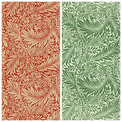 William Morris Larkspur Leaf Tablecloth , William Morris Tablecloth , Christmas Tablecloth , Round Tablecloth , Oval Tablecloth