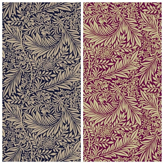 William Morris Larkspur Leaf Tablecloth , William Morris Tablecloth , Christmas Tablecloth , Round Tablecloth , Oval Tablecloth