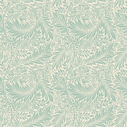 William Morris Larkspur Leaf Tablecloth , William Morris Tablecloth , Christmas Tablecloth , Round Tablecloth , Oval Tablecloth