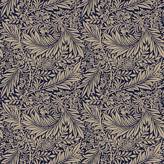 William Morris Larkspur Navy Blue Tablecloth , Rectangle Tablecloth , William Morris Tablecloth , Round Tablecloth , Oval Tablecloth