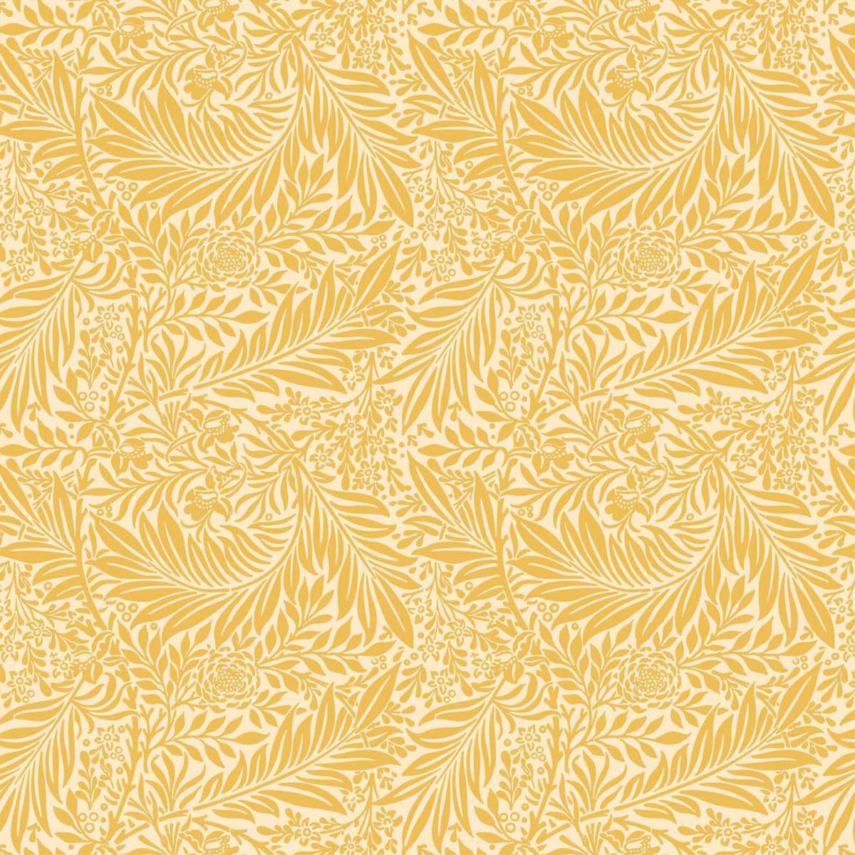 William Morris Larkspur Ochre Yellow Tablecloth , Rectangle Tablecloth , William Morris Tablecloth , Round Tablecloth , Oval Tablecloth