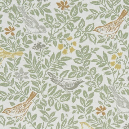 Bird Song Tablecloth, Sage Green Tablecloth , Round Tablecloth , Square Tablecloth , Beige Tablecloth , Rectangle Square Tablecloth UK