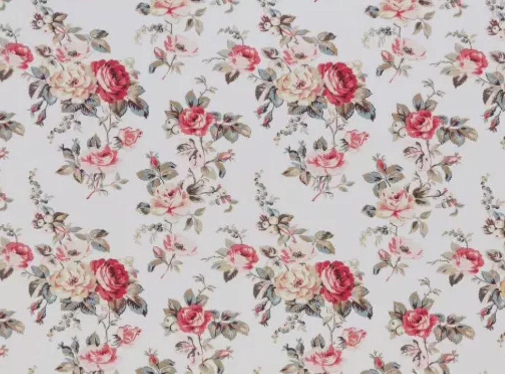 Cath Kidston Garden Rose Multi Red Cushion Cover