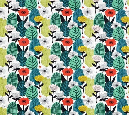 Round Scandi Floral Tablecloth, Round Tablecloth , Square Tablecloth , Rectangle Square Tablecloth UK