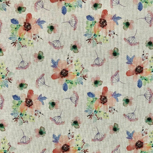 Botanical Flowers Spring Tablecloth , Mother's Day Gift , Round Tablecloth , Oval Tablecloth , Rectangle Square Tablecloth UK