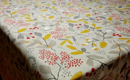 Berries Grey Tablecloth , Ashley Wilde Scandi Trail Tablecloth , Round Square Tablecloth , Rectangle Square Tablecloth UK