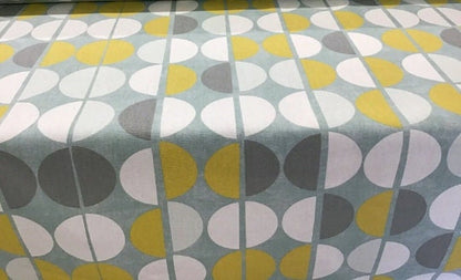 Shoreditch Circle Geometric Blue Duck-Egg Tablecloth , Round Tablecloth , Square Tablecloth , Rectangle Square Tablecloth UK