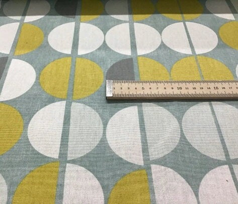 Shoreditch Circle Geometric Blue Duck-Egg Tablecloth , Round Tablecloth , Square Tablecloth , Rectangle Square Tablecloth UK