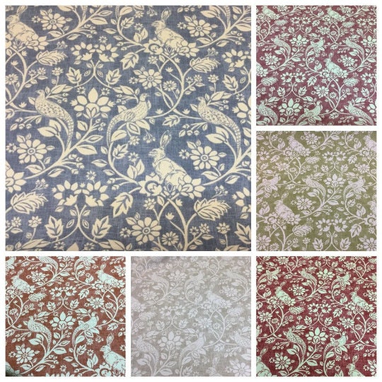 Round Hares Rabbits Tablecloth , Heathland Tablecloth , Game Pleasant Birds Tablecloth , Round Tablecloth , Oval Tablecloth