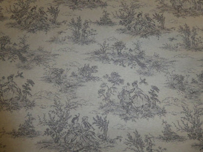 Oval Toile De Jouy Tablecloth , Vintage Tablecloth , French Tablecloth , Linen Tablecloth , Round Tablecloth , Round Tablecloth