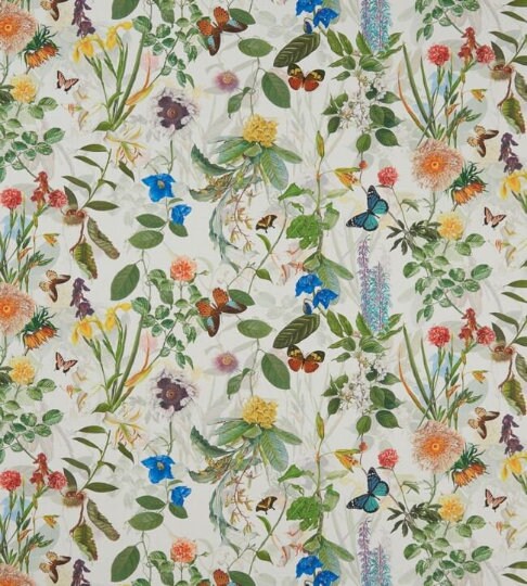 Secret Garden Tablecloth Cream , Floral Butterfly, Round Oval Square Rectangle, Handmade UK