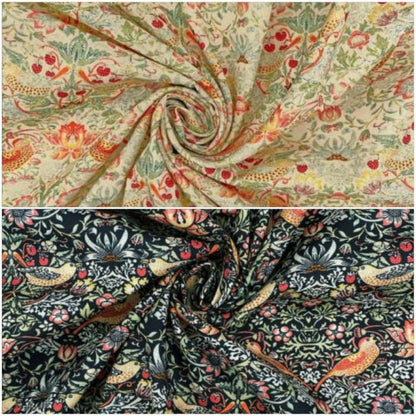 William Morris Strawberry Thief Tablecloth , Rectangle Tablecloth , Christmas Tablecloth , Round Tablecloth , Oval Tablecloth