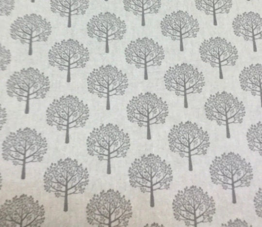 Mulberry Trees Ochre Tablecloth , Linen Look Tablecloth , Floral Tablecloth , Round Tablecloth , Oval Tablecloth
