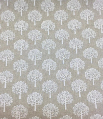 Mulberry Trees Ochre Tablecloth , Linen Look Tablecloth , Floral Tablecloth , Round Tablecloth , Oval Tablecloth