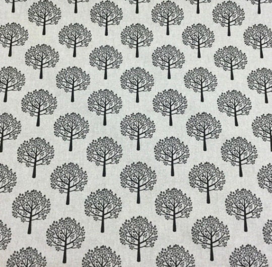 Round Mulberry Trees Tablecloth , Linen Look Tablecloth , Floral Tablecloth , Round Tablecloth , Oval Tablecloth