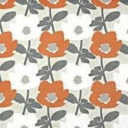 Bermondsey Floral Mango Orange Cushion Cover , Throw Pillow , Scatter Cushions , Cushion Cover UK