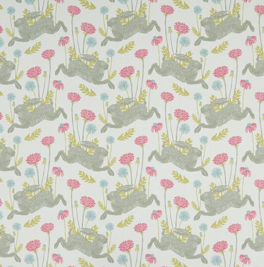 March Hare Bunny Tablecloth , Easter Tablecloth , Floral Tablecloth , Round, Square, Rectangle Tablecloth , Tablecloth UK