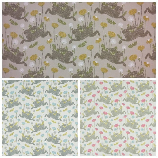 March Hare Bunny Tablecloth , Easter Tablecloth , Floral Tablecloth , Round, Square, Rectangle Tablecloth , Tablecloth UK