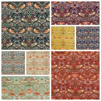 William Morris Strawberry Thief Tablecloth , Rectangle Tablecloth , Christmas Tablecloth , Round Tablecloth , Oval Tablecloth