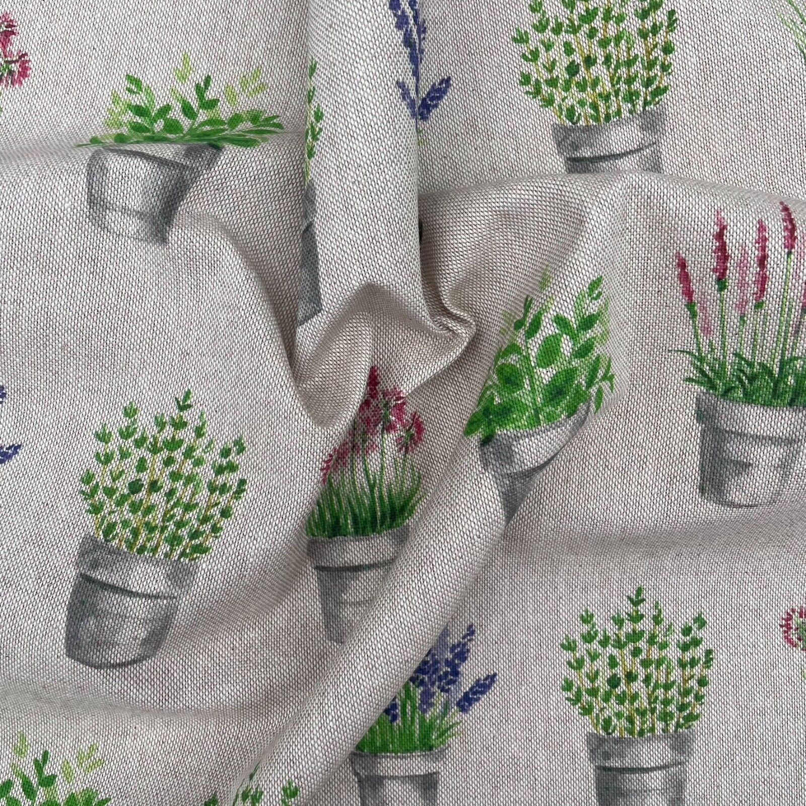 Flower Pots Tablecloth , Mother's Day Gift , Round Tablecloth , Oval Tablecloth , Rectangle Square Tablecloth UK