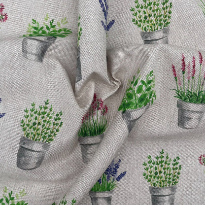 Flower Pots Tablecloth , Mother's Day Gift , Round Tablecloth , Oval Tablecloth , Rectangle Square Tablecloth UK