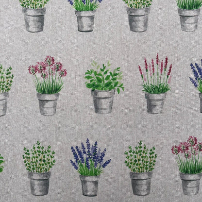 Flower Pots Tablecloth , Mother's Day Gift , Round Tablecloth , Oval Tablecloth , Rectangle Square Tablecloth UK