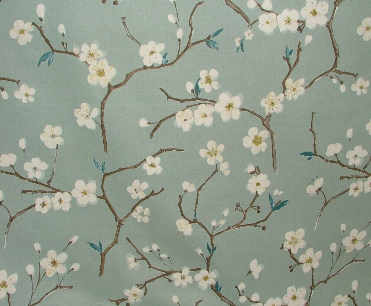 Round Cherry Blossom Tablecloth , Floral Tablecloth , Round, Square, Rectangle Tablecloth , Tablecloth UK