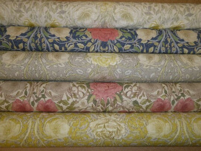 William Morris Ophelia Tablecloth: Floral Cotton Tablecloth (Made in UK)