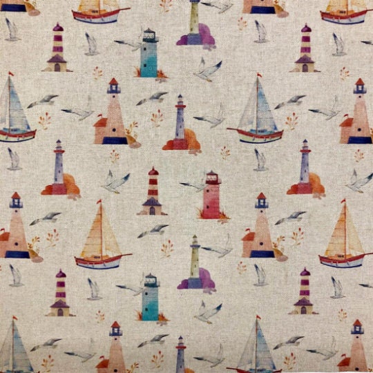 Sailing Boat SeaSide Tablecloth , Round Tablecloth , Oval Tablecloth , Rectangle Square Tablecloth UK