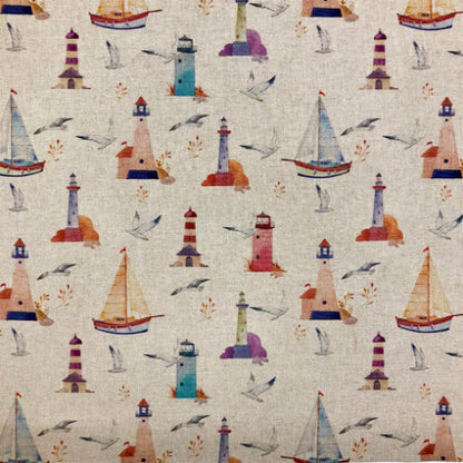 Sailing Boat SeaSide Tablecloth , Round Tablecloth , Oval Tablecloth , Rectangle Square Tablecloth UK