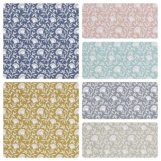 Scandi Floral Tablecloth, Handmade Cotton, UK Made