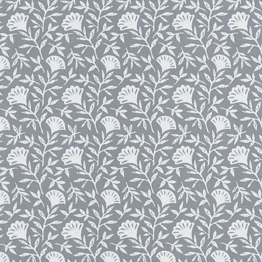 Scandi Floral Tablecloth, Handmade Cotton, UK Made