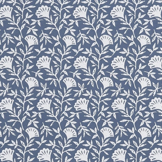 Scandi Floral Tablecloth, Handmade Cotton, UK Made