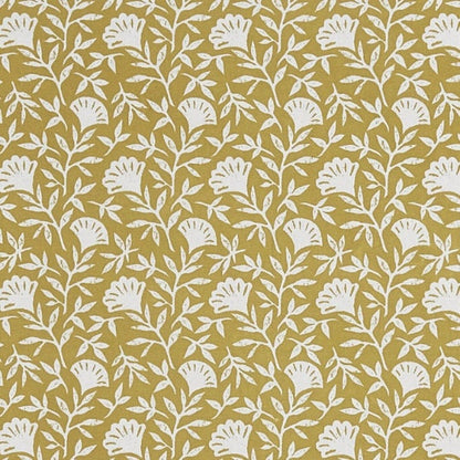 Scandi Floral Flowers Tablecloth, Melby Flower Ochre Tablecloth , Round Oval Square Rectangle Tablecloth , Tablecloth UK