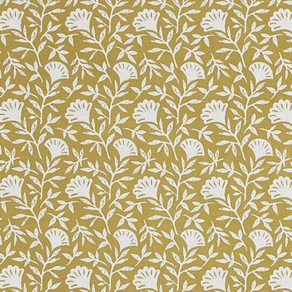 Scandi Floral Flowers Tablecloth, Melby Flower Ochre Tablecloth , Round Oval Square Rectangle Tablecloth , Tablecloth UK