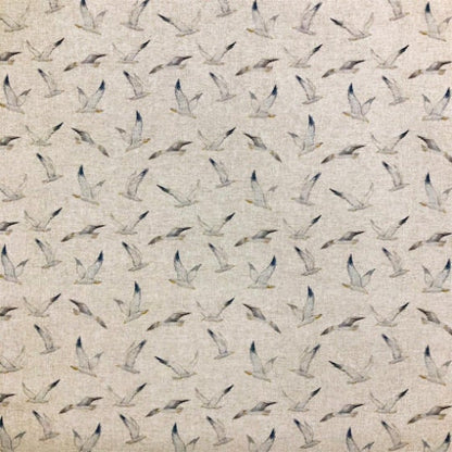 Coastal Seagulls Tablecloth , Linen Look Tablecloth , Round Tablecloth , Oval Tablecloth , Rectange Tablecloth