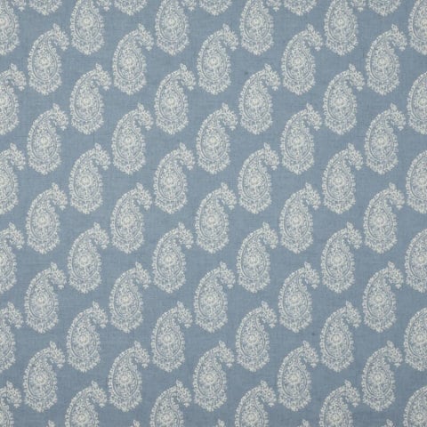 Harriet Paisley Chambray Blue Cushion Cover , Throw Pillow , Scatter Cushions , Cushion Cover UK