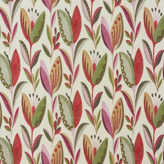 Fryetts Leon Floral Tablecloth: Handmade Cotton, UK Made