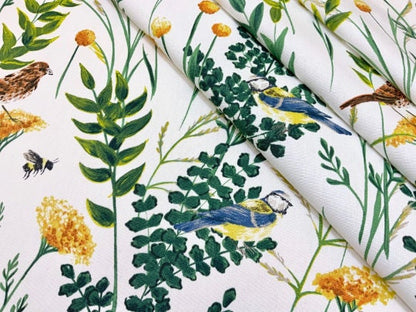 Gardenia Summer Garden Birds Dragonfly Bee Tablecloth , Round Tablecloth , Square Tablecloth , Rectangle Square Tablecloth UK