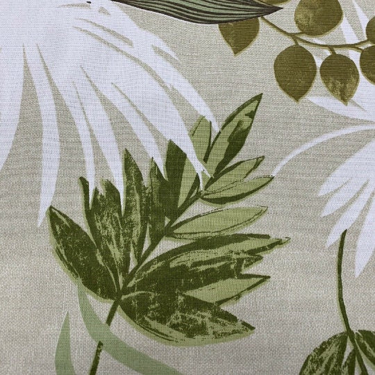 Amazon Pampas Green Leaves Tablecloth , Round Tablecloth , Oval Tablecloth , Rectangle Tablecloth
