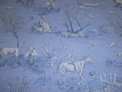 Toile Countryside Tablecloth , Tablecloth Toile De Jouy , Vintage Tablecloth , Country Life Tablecloth , Tablecloth UK