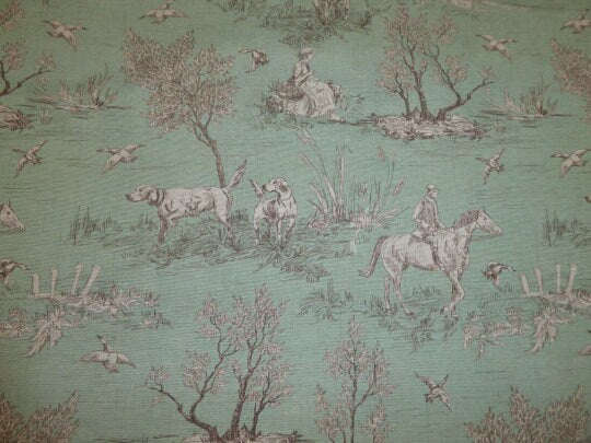 Toile Countryside Tablecloth , Tablecloth Toile De Jouy , Vintage Tablecloth , Country Life Tablecloth , Tablecloth UK