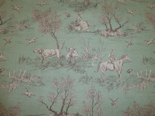 Toile Countryside Tablecloth , Tablecloth Toile De Jouy , Vintage Tablecloth , Country Life Tablecloth , Tablecloth UK