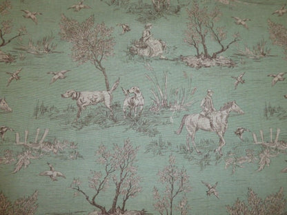 Toile Countryside Tablecloth , Tablecloth Toile De Jouy , Vintage Tablecloth , Country Life Tablecloth , Tablecloth UK