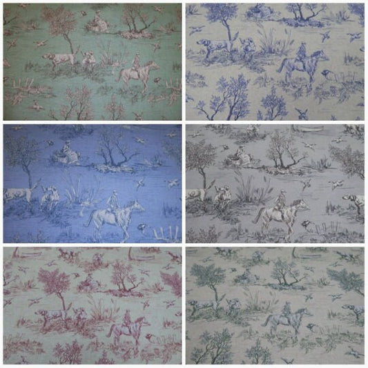 Toile Countryside Tablecloth , Tablecloth Toile De Jouy , Vintage Tablecloth , Country Life Tablecloth , Tablecloth UK