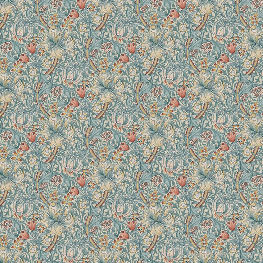 William Morris Golden Lily Tourmaline Tablecloth , Floral Tablecloth , Round Tablecloth , Square Tablecloth , Tablecloth UK