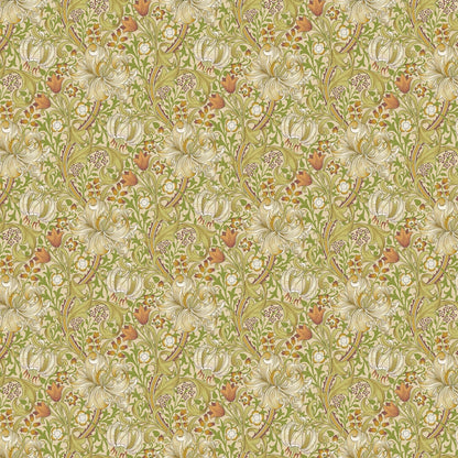 William Morris Golden Lily Cornsilk Green Tablecloth , Floral Tablecloth , Round Tablecloth , Square Tablecloth , Tablecloth UK