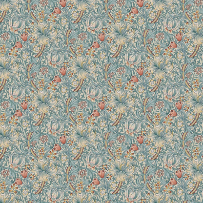 William Morris Golden Lily Tourmaline Tablecloth , Floral Tablecloth , Round Tablecloth , Square Tablecloth , Tablecloth UK