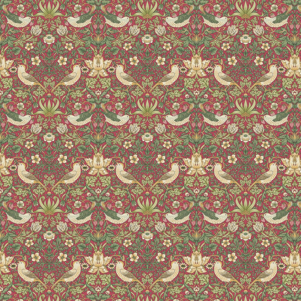 William Morris Strawberry Thief Tablecloth , Floral Birds Tablecloth , Round Tablecloth , Square Tablecloth , Tablecloth UK